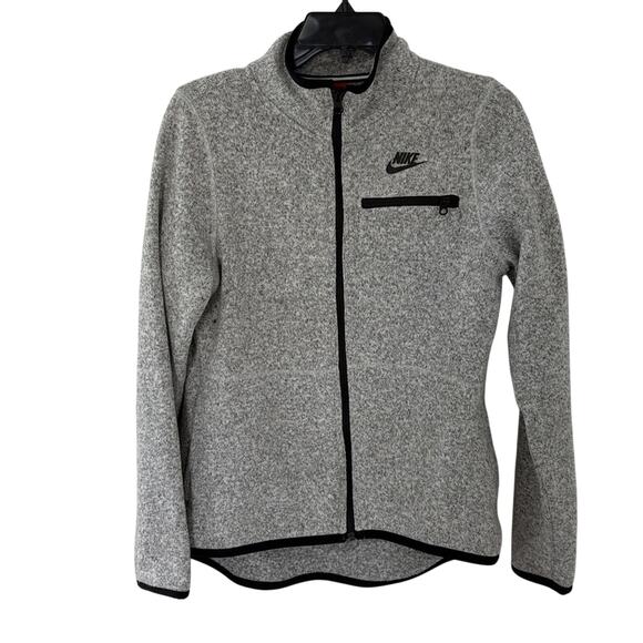 Nike Light Gray Women’s Summit Fleece Jacket - Picture 1 of 4